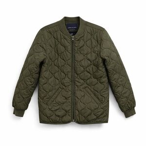 Janie and Jack Olive Quilted Bomber Jacket Boys 5–6